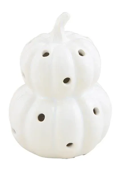 Mud Pie Pumpkin Light-Up Sitter