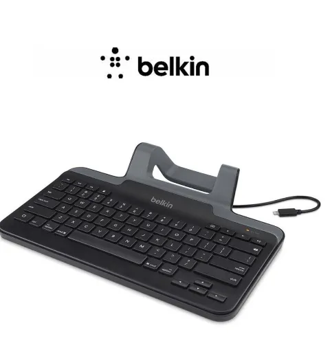 Belkin Wired Tablet Keyboard with Stand for Apple iPad