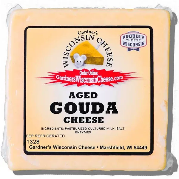 Gardner's Wisconsin Cheese and Sausage Aged Gouda Cheese