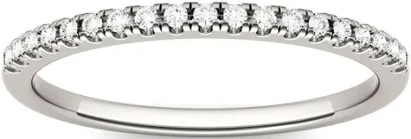 Unbranded 14K Gold 1/6 Carat T.W. Lab-Created Moissanite Wedding Band Women's