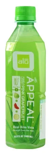 Alo Appeal Pink Grapefruit Aloe Vera Drink