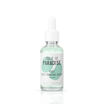 Isle of Paradise Self Tanning Drops - Color Correcting Self Tan Drops for Gradual Glow, Vegan and Cruelty Free, 1.01 Fl Oz