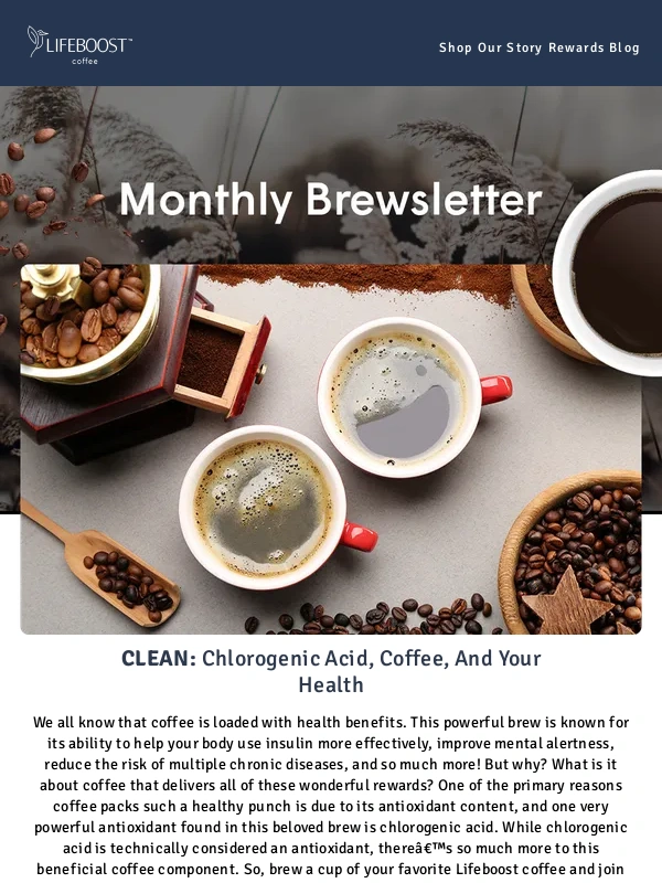 Lifeboost Coffee - Welcome 2025! Your January Newsletter Is Here!