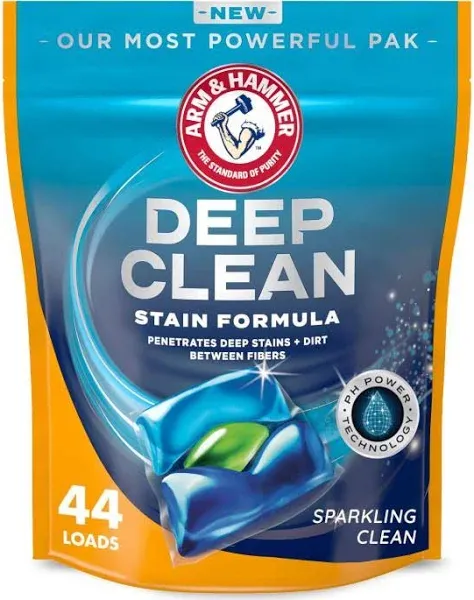 Arm & Hammer Deep Clean Stain Formula Laundry Detergent Power Paks