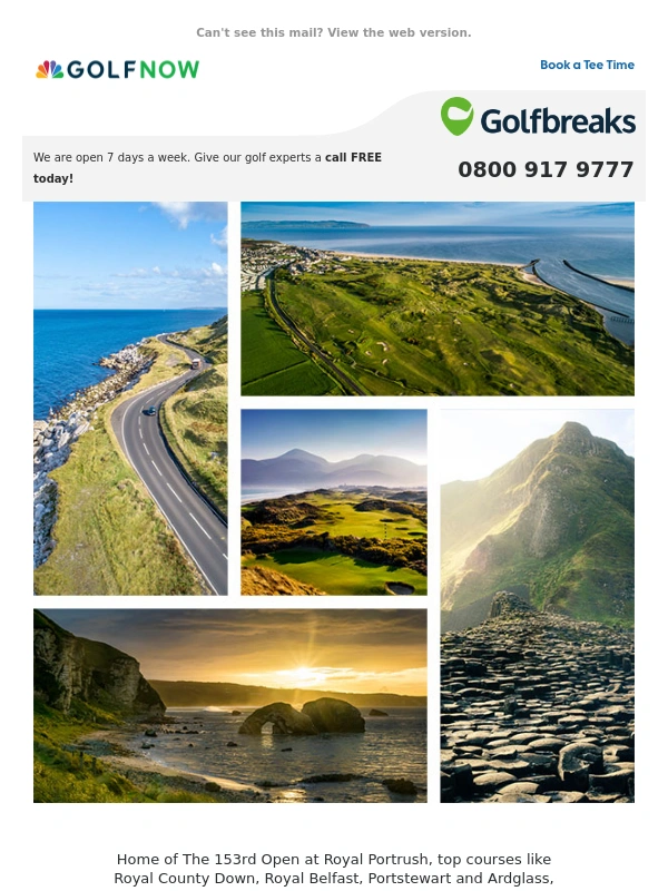 Golf Now - Trending now: Golf in Northern Ireland!