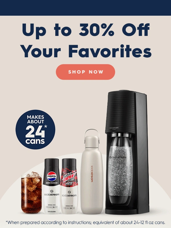 Soda Stream - Last Chance! ? Up to 30% Off Sitewide Ends Soon