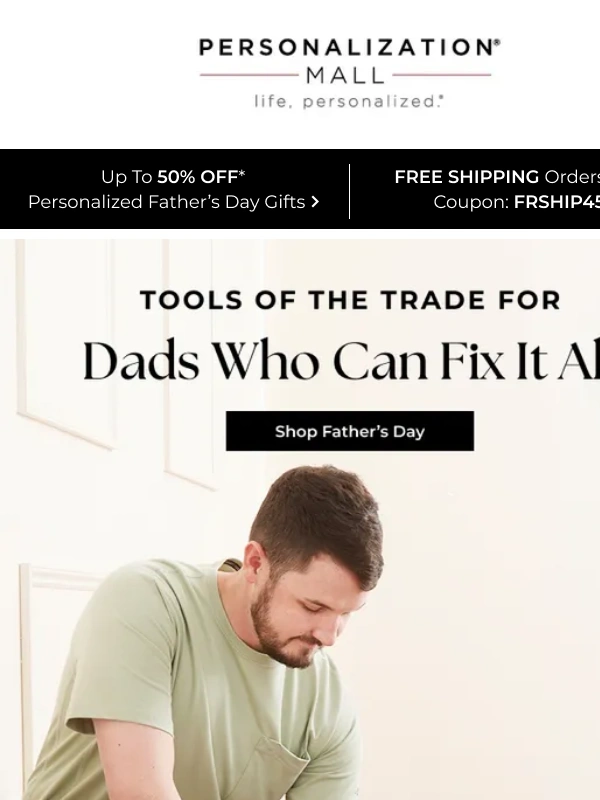 Personalization Mall - Custom Moments,Built Just for Dad