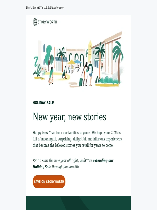 Story Worth - A new year full of new stories