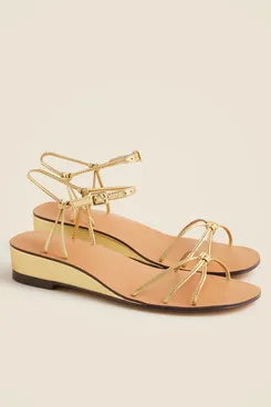 J.Crew Brynn Wedge in Metallic