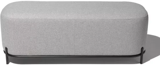 Industry West Hemlock Bench - Heathered Light Grey