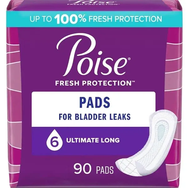 Poise INCONTINENCE PADS ULTIMATE ABSORBENCY
