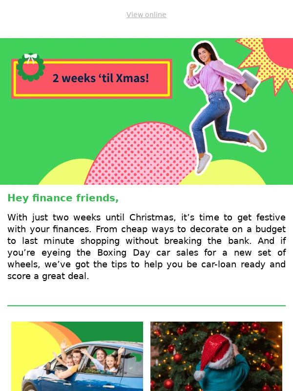 Mozo - The two week countdown to Christmas has begun!