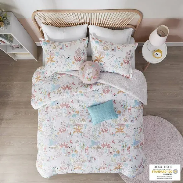 Urban Habitat Kids Iris Woodland Animals Reversible Comforter Set