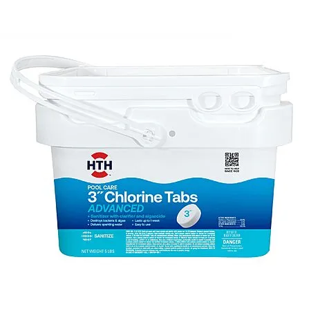 5-Lbs HTH 42052W Pool Care 3" Chlorine Tabs Advanced, Individually Wrapped Tablets $28.18 + Free Shipping w/ Prime or on $35+