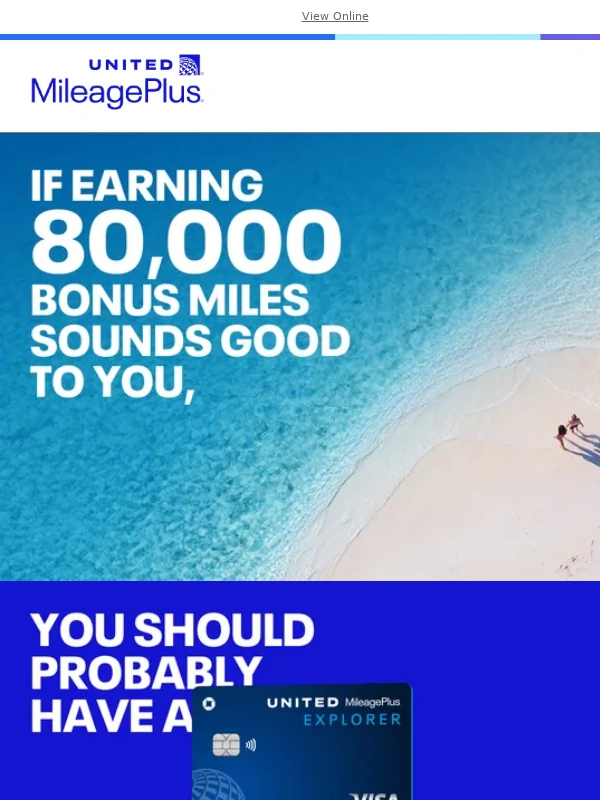 United Airlines - Over $400 in credits + 80,000 bonus miles + NEW benefits