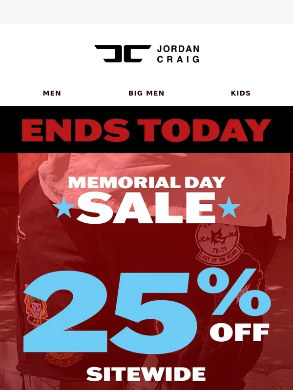 Jordan Craig - Last Chance: 25% Off All Summer Shorts ?