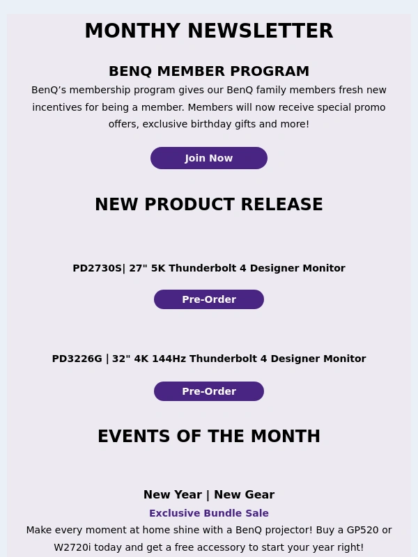 BenQ - BenQ: Friend,see how you can save big this month!