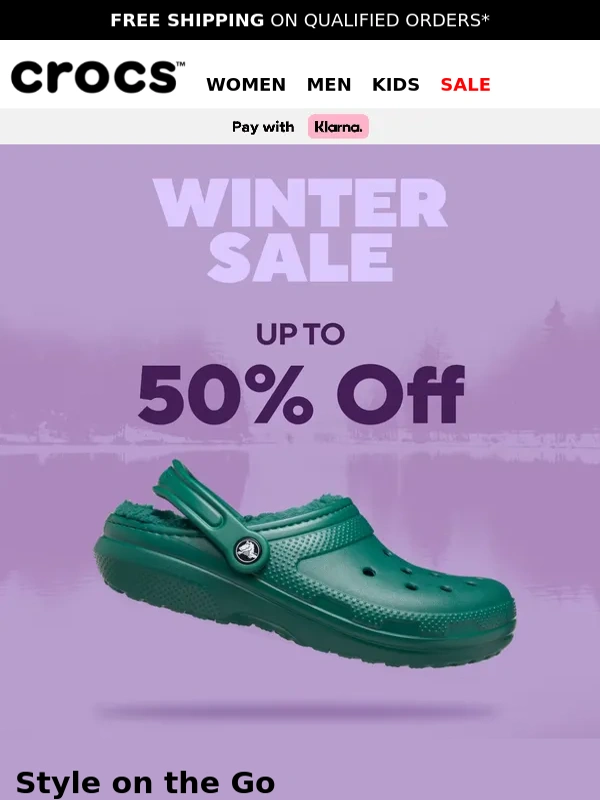 Crocs UK - Up to 50% off our cosy favourites!