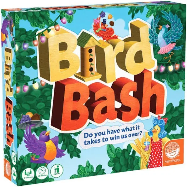 MindWare Bird Bash Family Board Game
