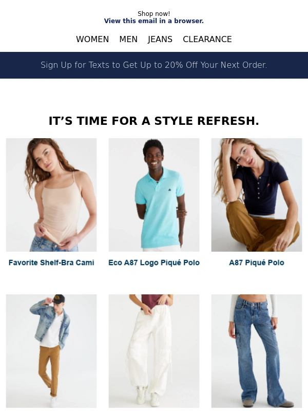 Aeropostale - PSA: Everything 50-70% OFF + Clearance $5.99 & Up ?