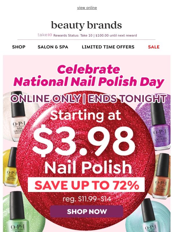 Beauty Brands - $3.98 nail polish?! Yes please