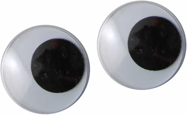 Darice Crafts AC Paste On Wiggle Eyes 20mm