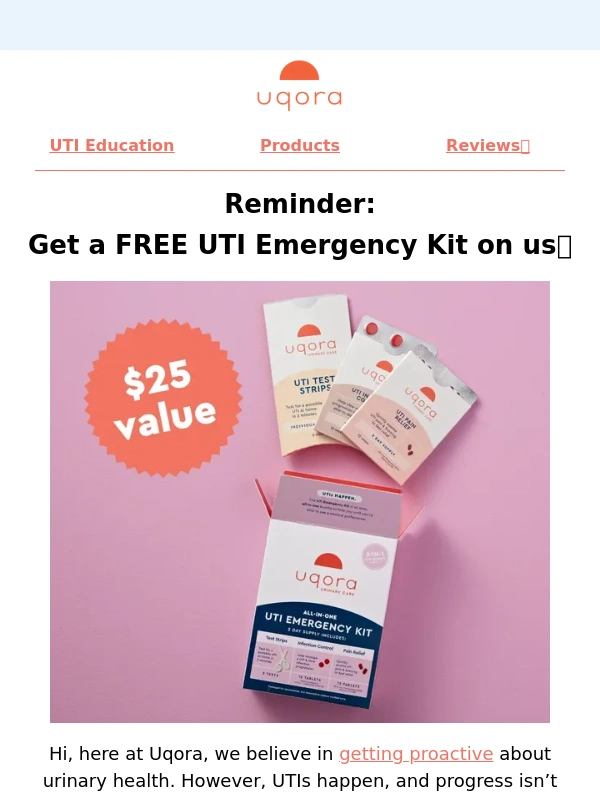 Uqora - A gift for you,from us ?
