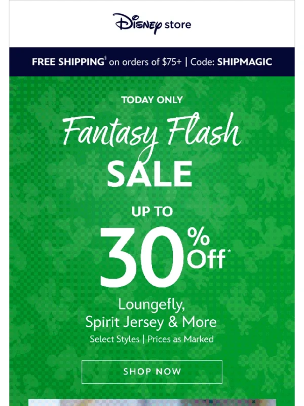 Disney - Today's Fantasy Flash Sale = Parks heaven