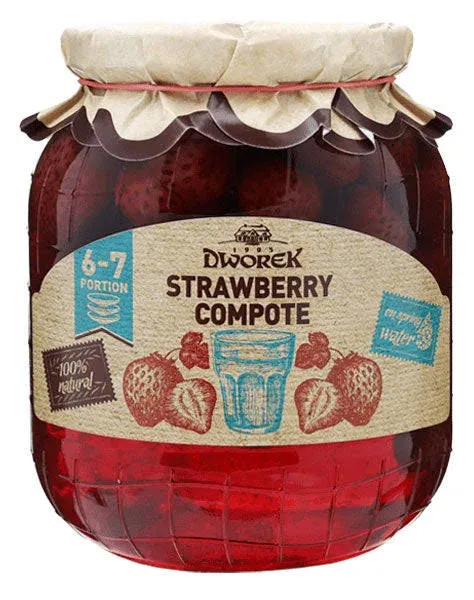 Dworek Strawberry Compote 720gr
