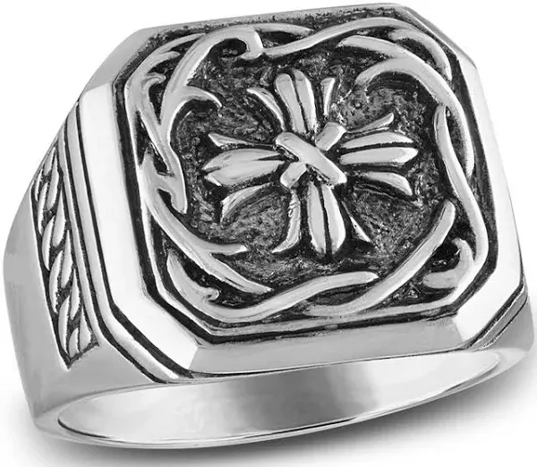 Sterling Silver Celtic Jared Ring
