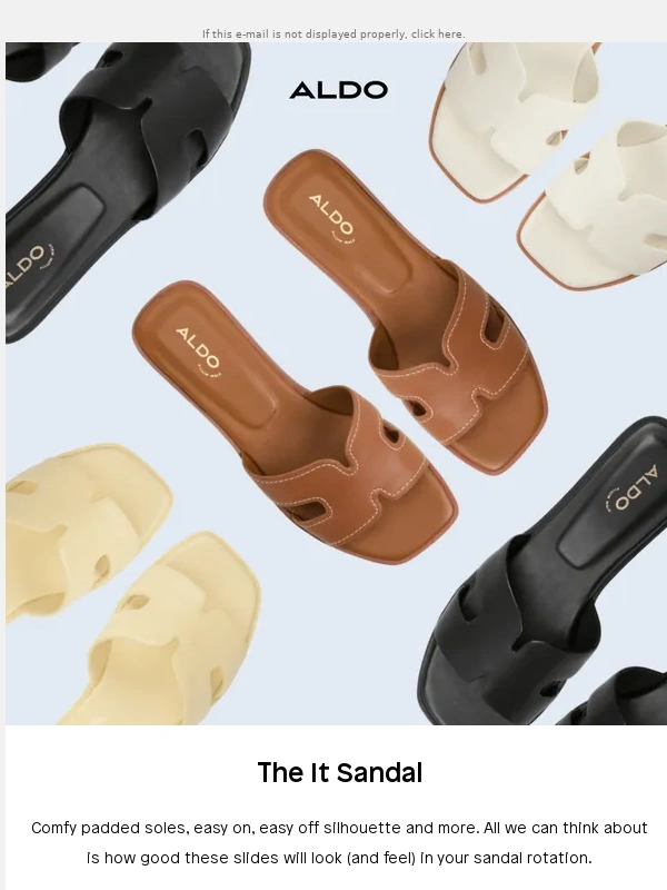 ALDO - The IT sandals of the season