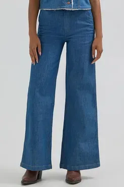 Wrangler High Rise Trouser - Original Rinse