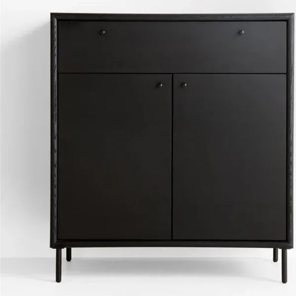 Crate & Barrel Petra Wall-Mounted Storage Cabinet