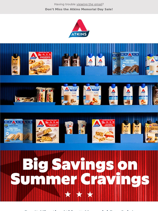 Atkins - Up to 20% off at the Atkins Online Store