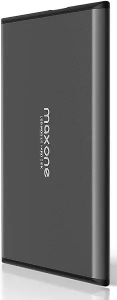 Maxone 750GB Ultra Slim Portable External Hard Drive