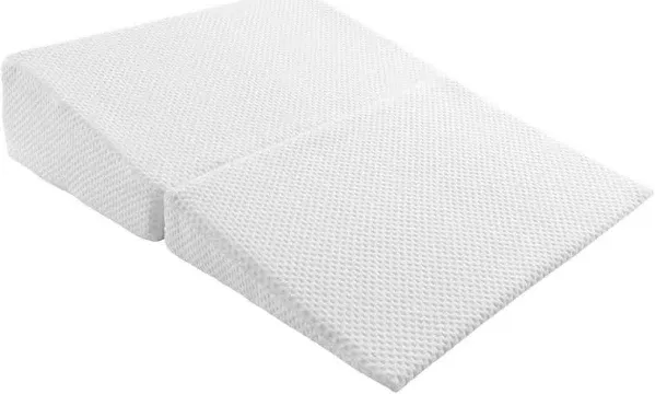 Lavish Home Wedge Memory Foam Pillow with Bamboo Fiber Cover