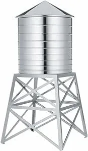 Alessi Water Tower Kitchen Container in Stainless Steel