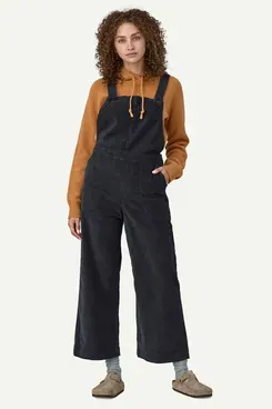 Patagonia Womens Stand Up Cropped Corduroy Overalls