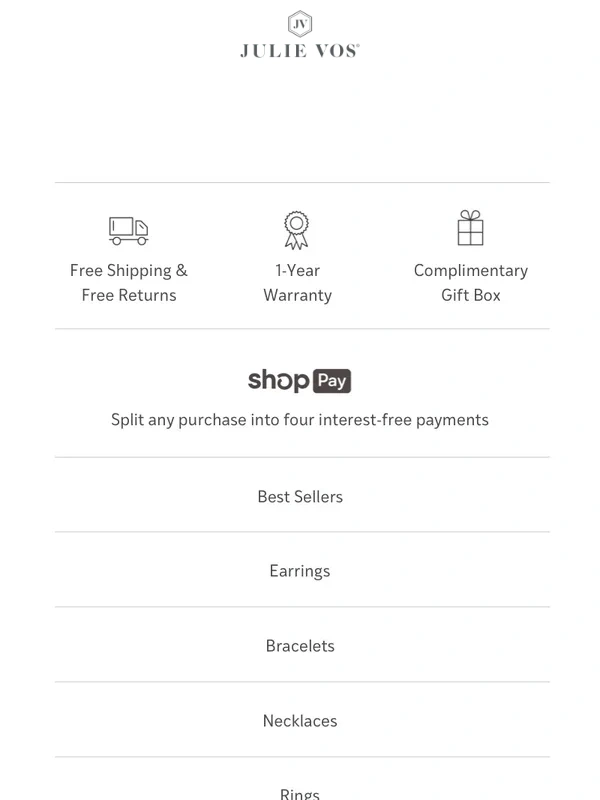 Julie Vos - SURPRISE: One More Day for Free 2Day Shipping ? ?