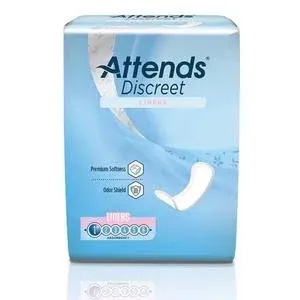 Attends Discreet Bladder Control Pad Light Absorbency Female Disposable