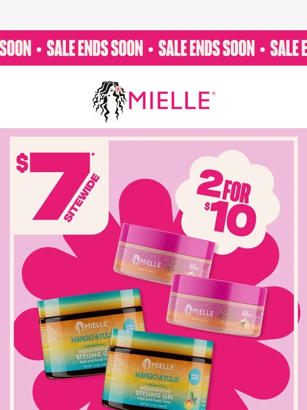 Mielle - 2 for $10? Last Call!