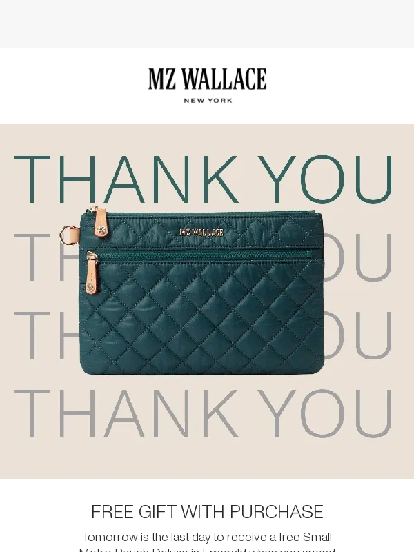 MZ Wallace - A free GIFT for you