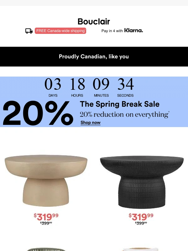 Bouclair - It's never too early to plan your patio! ⛱️