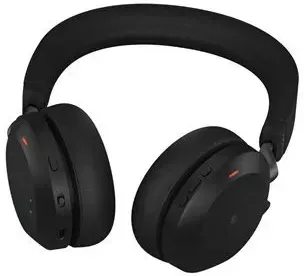 Jabra Evolve2 75 USB-C UC Stereo Headset with Charging Stand - Black
