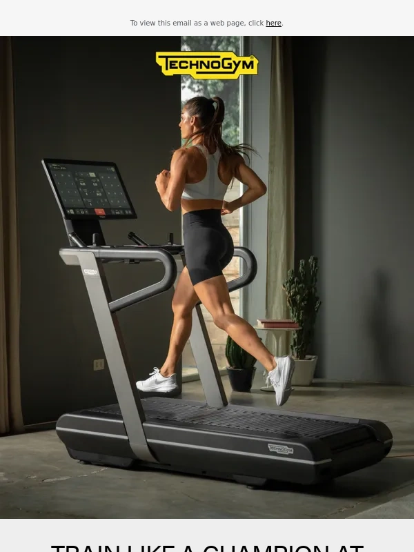Technogym - Upgrade your routine with zero interest