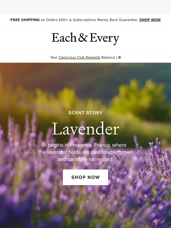 Each & Every - Where does our Lavender come from?
