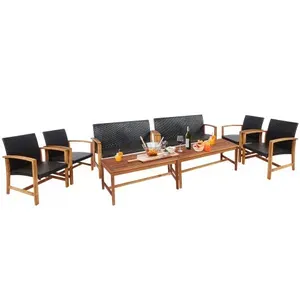 8pc Acacia Patio Set