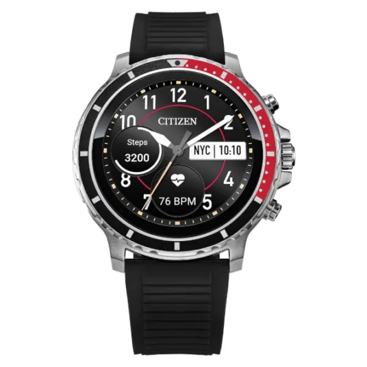 Citizen CZ smartwatch with touchscreen, heart rate and more