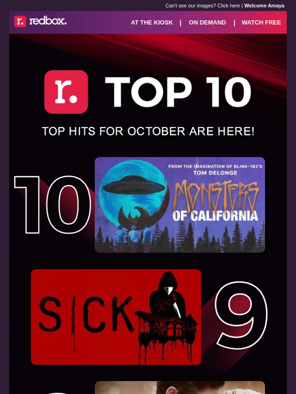 Redbox - ? Don’t miss October hits