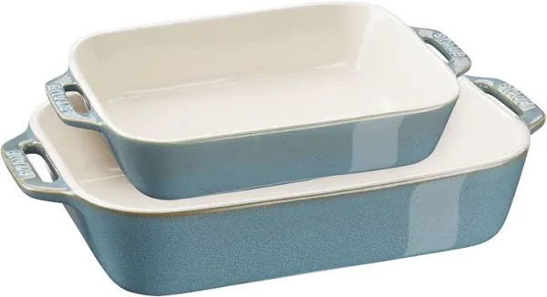 Staub Ceramic Rectangular Oven Dish Set